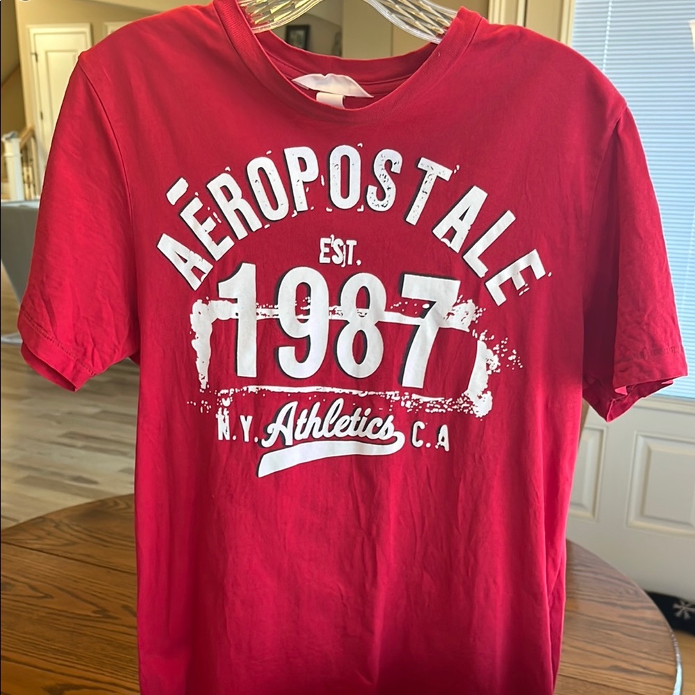Aeropostale Red Graphic Tee